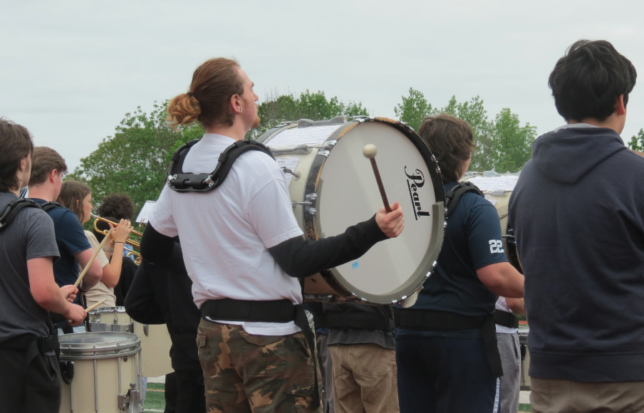 Marching Band Parade Practice